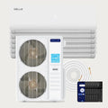 DELLA Vario Series 55000 BTU Six Zone Mini Split AC (9K+9K+9K+9K+12K+12K) - Up to 2700 Sq.Ft.