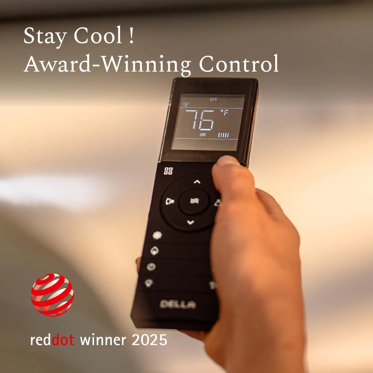 DELLA 23,000 BTU 22.5 SEER2 Ceiling Cassette Ductless Mini Split AC - Up to 1500 Sq.Ft.