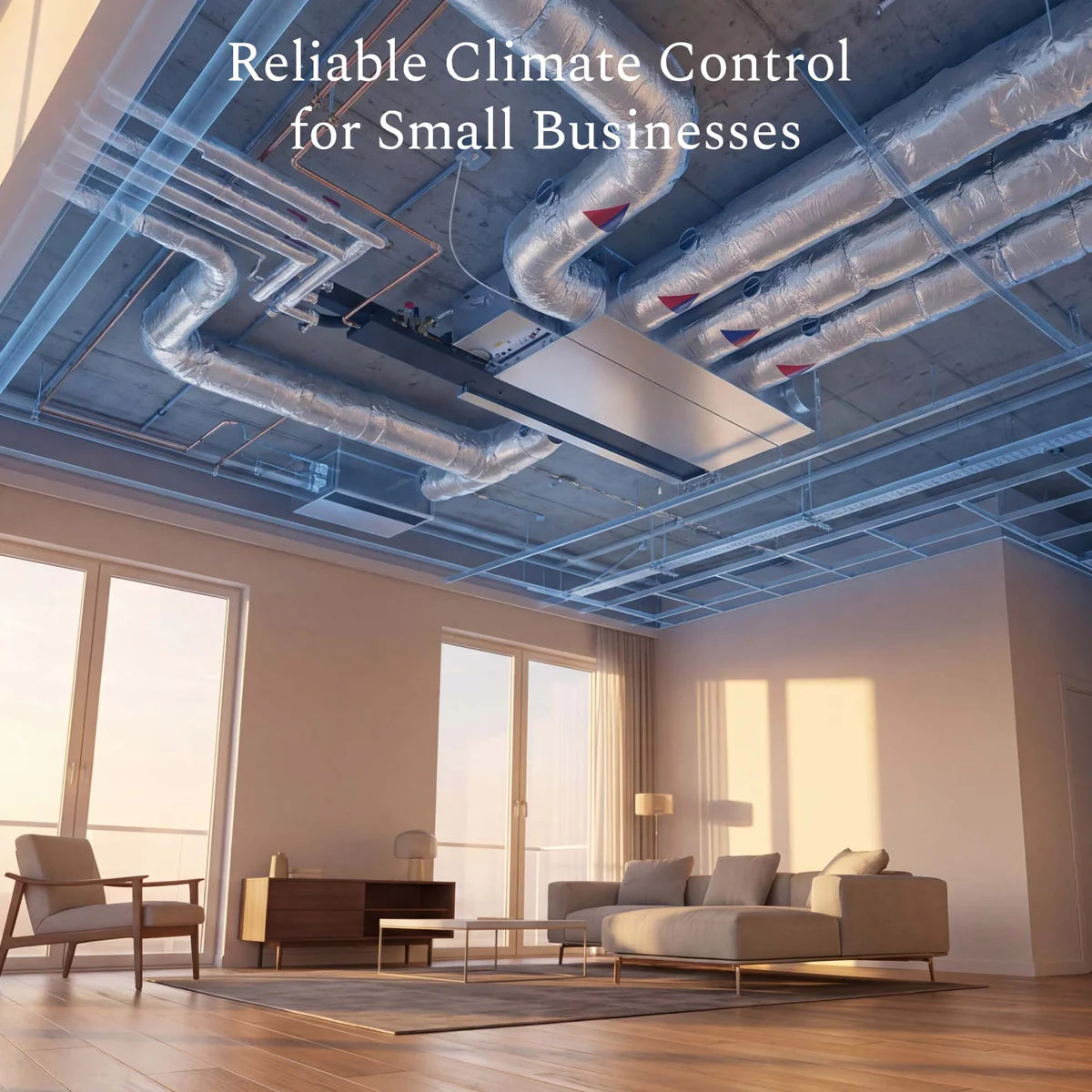 DELLA 9500 BTU 19.6 SEER2 Concealed Ducted Mini Split Air Conditioner