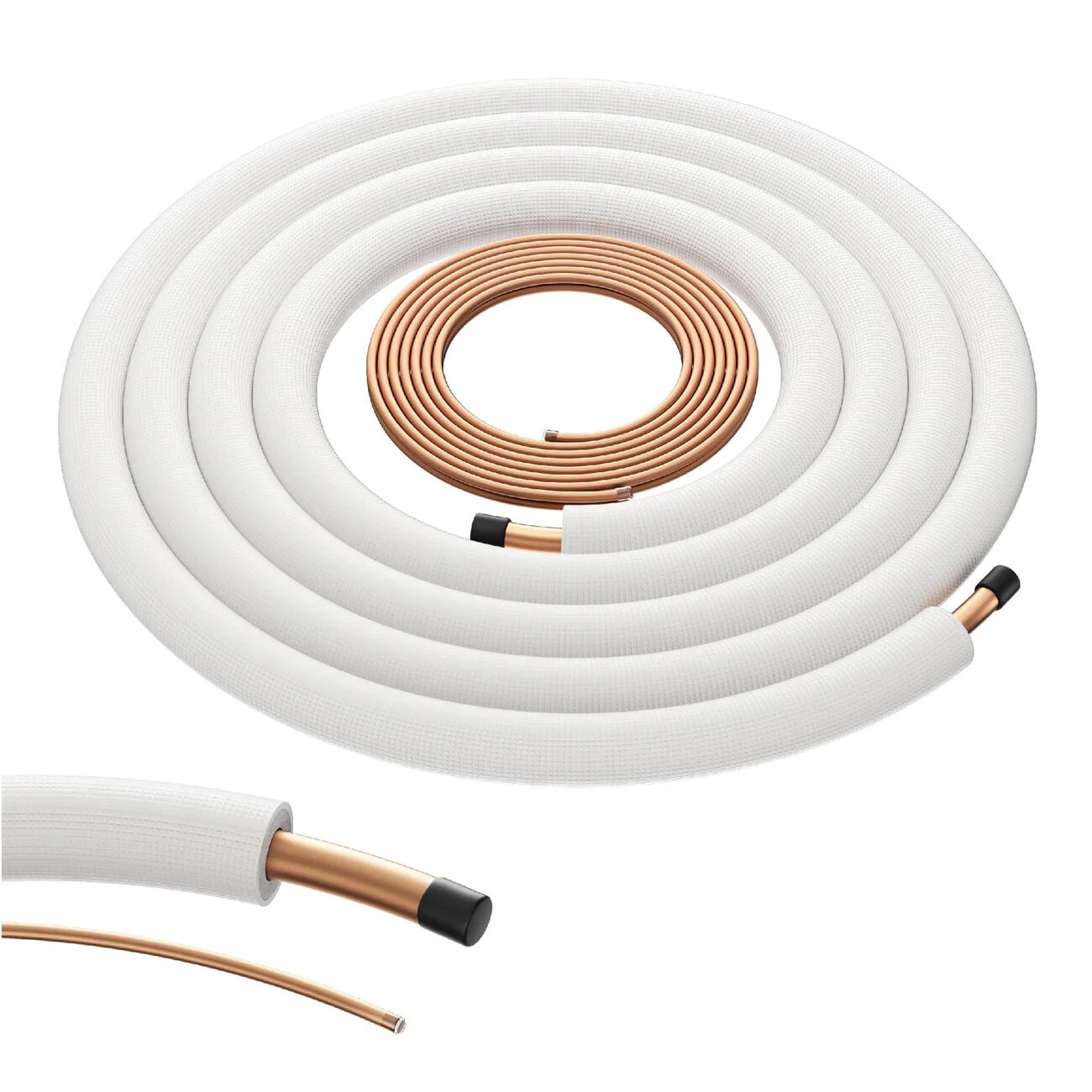 DELLA Central AC Line Set - 16FT Line Set 3/8" and 7/8"