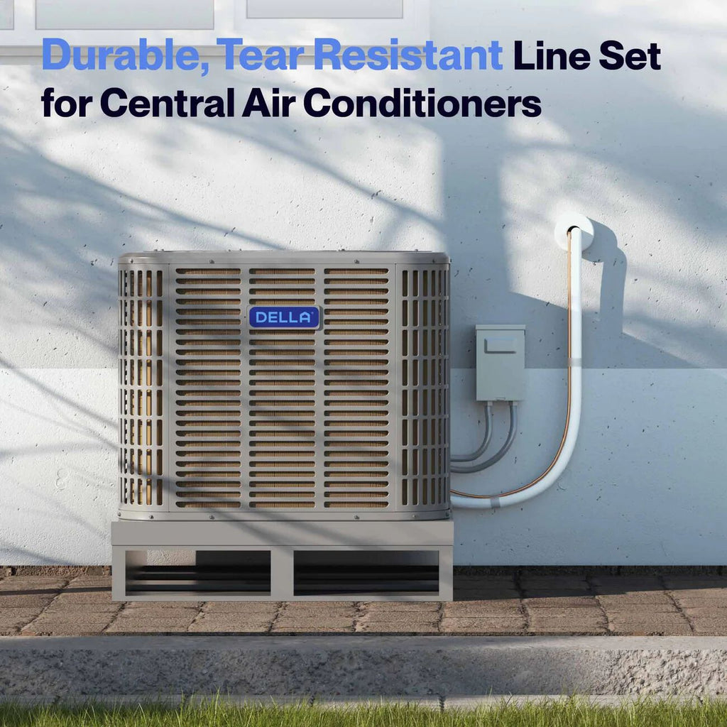 DELLA Central AC Line Set - 50FT Line Set 3/8" and 3/4"