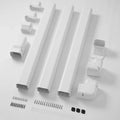 DELLA Mini Split Line Set Cover - 4" 11 Ft Line Set Cover