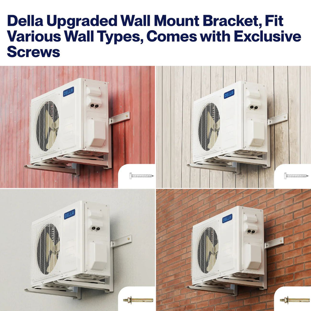 DELLA Wall Mounting Bracket for 6000-36000 BTU Mini Split