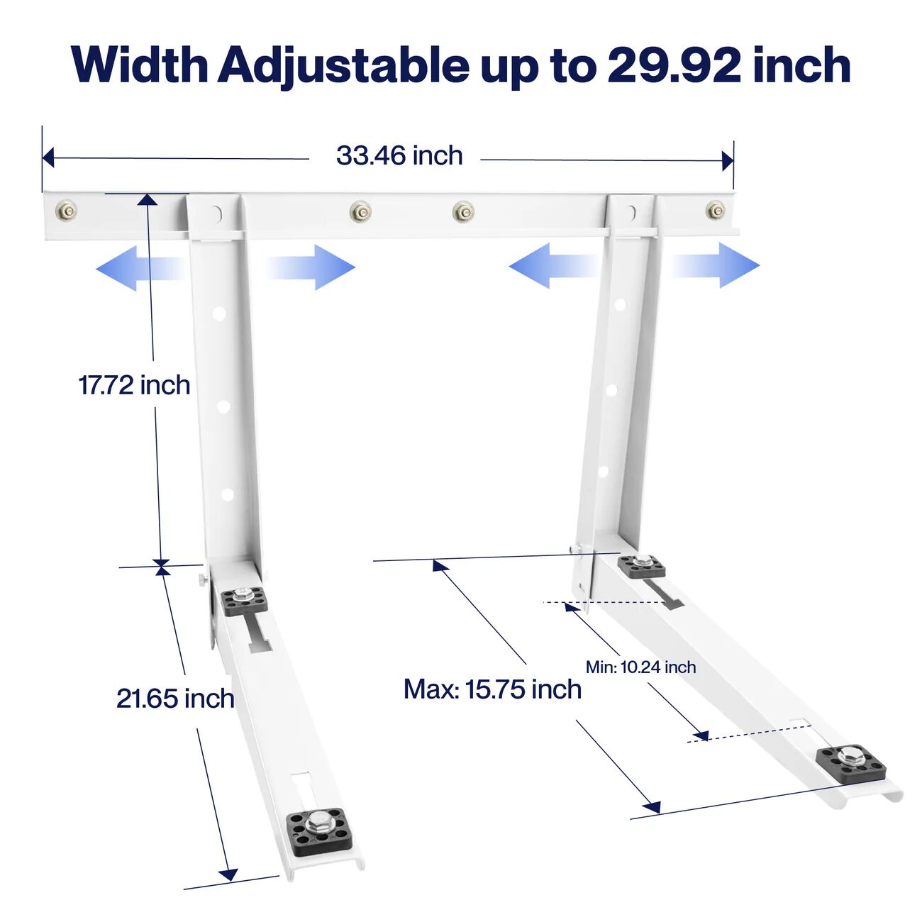 DELLA Wall Mounting Bracket for 6000-36000 BTU Mini Split
