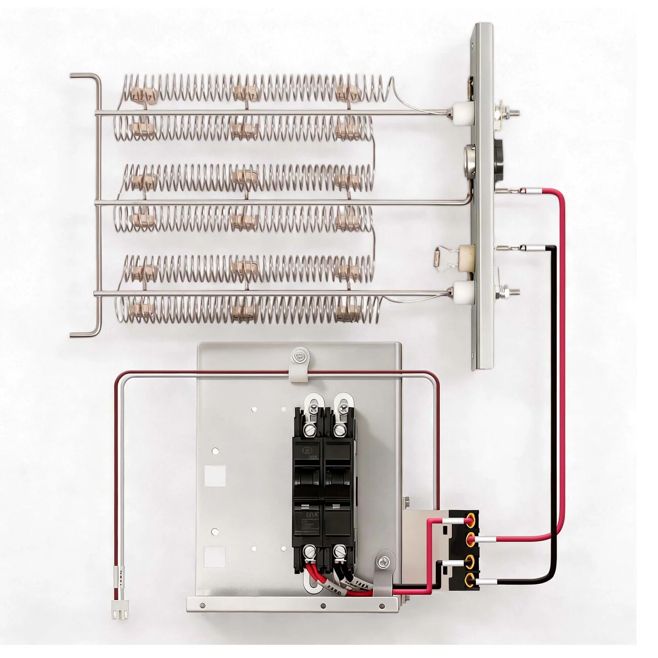 DELLA Electric Heater Kit with Circuit Breaker for Air Handler - 5KW