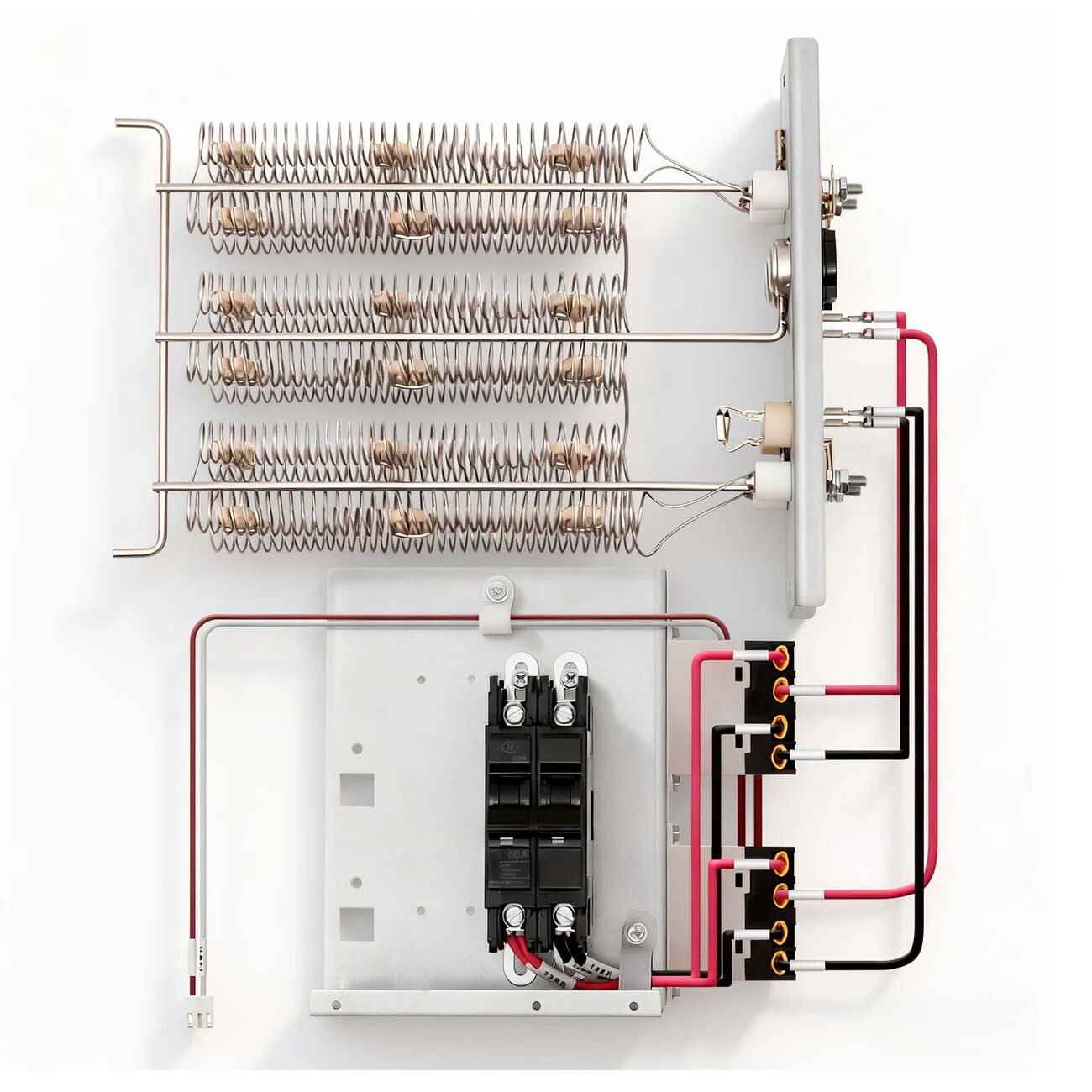 DELLA Electric Heater Kit with Circuit Breaker for Air Handler - 10KW