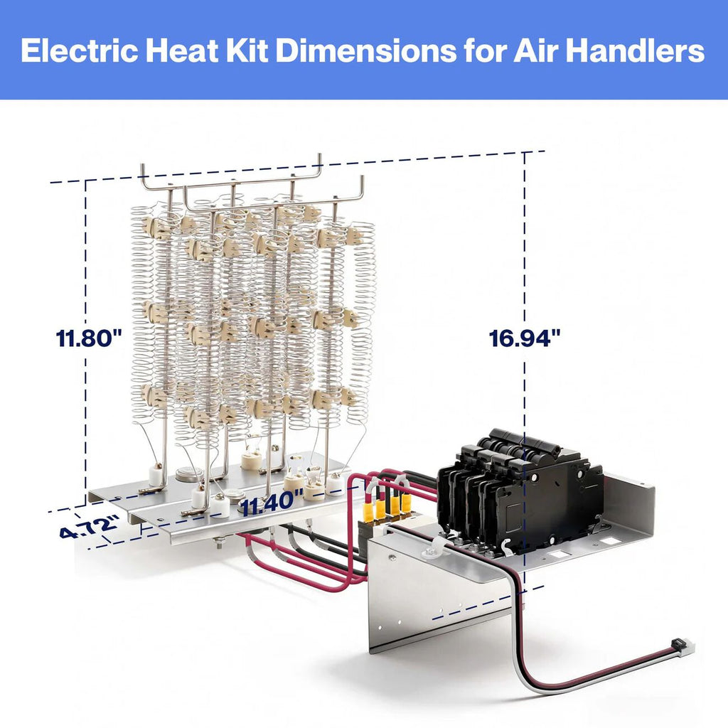 DELLA Electric Heater Kit with Circuit Breaker for Air Handler - 15KW