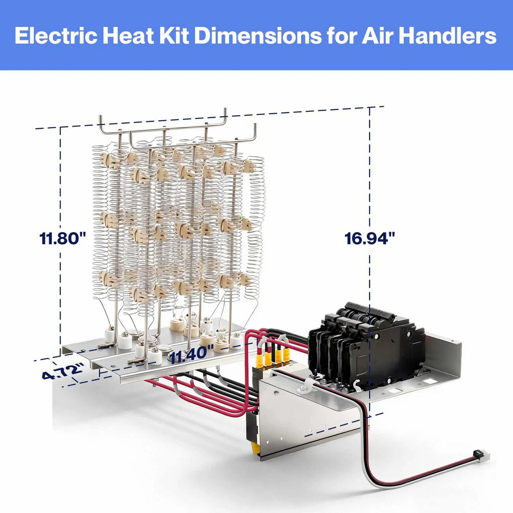 DELLA Electric Heater Kit with Circuit Breaker for Air Handler - 20KW